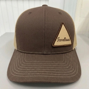 Casquette de baseball personnalisée OEM en sergé de coton et maille, visière incurvée, patch brodé, ajustable, pour activités de plein air, pêche, golf - Product Image 1