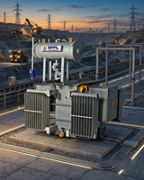 Transformateur de distribution refroidi à l'huile 800 KVA 20 KV 400V ONAN ONAF Refroidissement par cuivre Bobinage en cuivre Changeur de tension hors charge Classe A