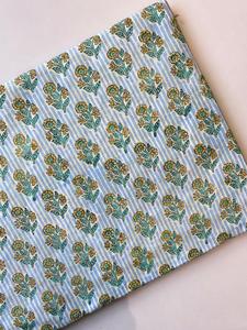 Soft Indian Handmade Modern Floral Jaipur Block Print Fabric Cotton Dress Material Home Decor Bags Boys Curtain Cover Wholesale - Product Image 2