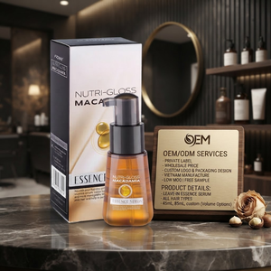 Sérum Capillaire Brillant Faible MOQ Logo Personnalisé Formule Anti-Frisottis et Brillance - Product Image 1