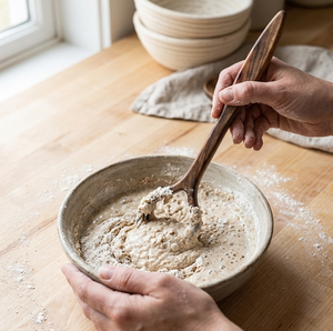 <b>Bread</b> dough whisk Sourdough dough whisk <b>Bread</b> making whisk Baking dough whisk Hand dough <b>mixer</b> - Product Image 2