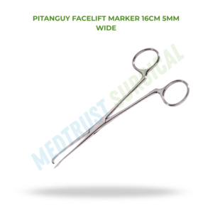 Pinzas Marcadoras Facelift de 16 cm y 5 mm de Ancho, Instrumento de Marcación para Cirugía Plástica - Product Image 2