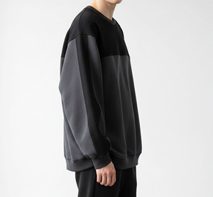 Custom Logo Unisex <b>Thick</b> <b>Fleece</b> Crewneck Sweatshirt Loose Fit Long Sleeve Pullover - Product Image 3