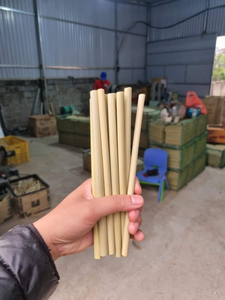 Eco <b>Bamboo</b> <b>Straws</b> Made from <b>Bamboo</b> Fiber Compostable Biodegradable Polylactic Material Reusable for Hot and Cold Drinks - Product Image 6