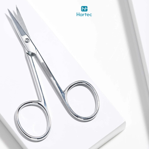 Ciseaux à cuticules et à ongles incurvés en acier inoxydable de haute qualité, instrument de précision durable pour la manucure et les soins des ongles en salon - Product Image 2
