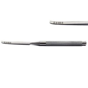 WORLD PRECISION SURGICAL Ensemble de ciseaux à os dentaires, droits et courbés, avec poignée moletée, argent, instruments chirurgicaux manuels d'ostéotomie 7mm - Product Image 4