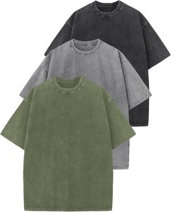 T-shirts basiques en coton Supima personnalisés de haute qualité à compression légère pour hommes et femmes - Product Image 4