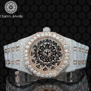 Reloj Mecánico de Lujo para Hombre Charm_Jewells, Caja Tonneau de Acero Inoxidable de 40 mm, Esfera Analógica, Cristal de Zafiro, Diseño Hueco - Product Image 4