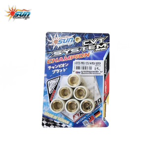 Kit de Rodillos CVT SUN RACING WRL2012-15 20x12mm 15G para MIO125 MIOi125 NMAX155 AEROX155, Hecho en Taiwán, 6 Piezas - Product Image 5