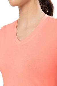 Camiseta Deportiva Elástica para Gimnasio, Informal, de Secado Rápido para Mujer, con Cuello en V, Transpirable, Diseño para Yoga - Product Image 3