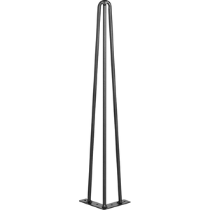 880lb Loading Hairpin <b>Table</b> <b>Legs</b> 16" 4 Pcs, 3/8" Solid Steel, Metal <b>Legs</b> for Coffee <b>Table</b> Desk DIY Furniture OEM EDPTBL015 - Product Image 5