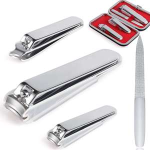 Coupe-ongles professionnel ANAAIF avec récupérateur, couteau à ongles et nettoyeur, en acier inoxydable, à large ouverture de mâchoire - Product Image 1