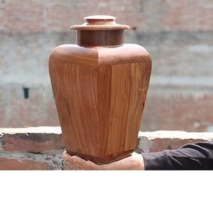 Urna Funeraria de Madera Ecológica Hecha a Mano, Diseño Moderno, Forma Rectangular, Madera Natural Pulida, Recuerdo Personalizado para Cenizas de Adultos - Product Image 6