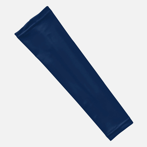 Manga de compresión de manga larga, color azul marino, poliéster, UPF50+, ropa deportiva - Product Image 2
