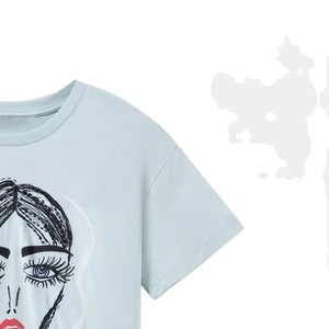 เสื้อยืดผ้าฝ้ายสั่งทำสำหรับผู้หญิง ทรงเข้ารูป แขนสั้น ระบายอากาศดี แฟชั่นลำลอง สวมใส่กลางแจ้ง พิมพ์ลายโลโก้ - Product Image 2