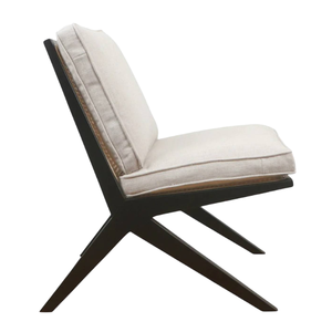 Sillón Moderno de Madera Maciza Tapizado para Jardín, Sala de Estar, Hotel, Resort, Cafetería - Product Image 4