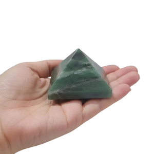 Wholesale 30-35mm Pyramid Muntaha Agate Handmade Natural Stone Bulk Reiki <b>Crystals</b> Green Jade Premium Quality Khambhat India - Product Image 1