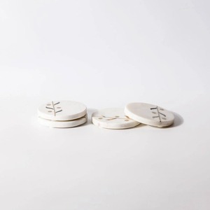 Premium Quality Natural <b>Marble</b> Coasters for Home Kitchen Dining <b>Table</b> and <b>Coffee</b> <b>Table</b> Decoration Heat Resistant Drink - Product Image 5