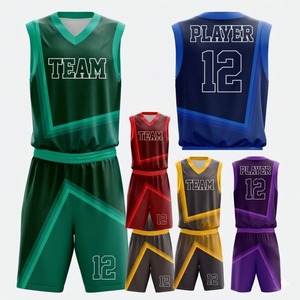Conjunto de Uniforme de Baloncesto Personalizado Unisex, Negro, Verde Azulado, Transpirable, Tallas Grandes, % Poliéster, Ropa Deportiva para Todas las Temporadas - Product Image 3