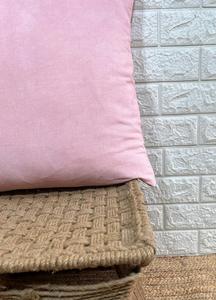 Housse de coussin carrée rose unie, taie d'oreiller de couleur unie, housse de coussin décorative douce pour canapé, lit, maison - Product Image 2