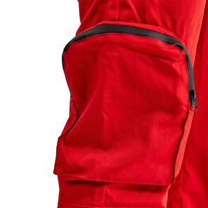 Men's Fashion <b>Cargo</b> Trousers with Functional Pocket Detailing, Secure Zip Compartments, Adjustable Waistband & <b>Cuffed</b> Hem Design - Product Image 5