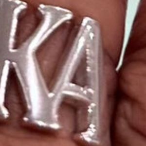 AKA Silver Cutout <b>Ring</b> for Women Elegant Greek Letter Design Luxury Fashion Jewelry Stylish Sorority <b>Statement</b> <b>Ring</b> Custom - Product Image 6