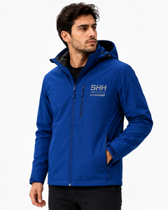 Chaqueta Softshell Impermeable para Hombre, Cortavientos, Ropa de Trabajo para Exteriores, Logotipo Personalizado, Cierre Completo, Transpirable, Ecológica, con Estampado - Product Image 4