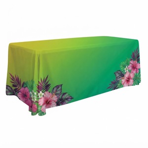 Housse de table extensible en sublimation, nappe en polyester personnalisée pour les salons, événements, expositions et la vente en gros - Product Image 2