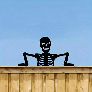 CIFbuy Targa da Parete Gotica in Ferro a Forma di Teschio, Decorazione per Esterni e Interni, Halloween, Giardino, Casa, TikTok, per Servizio di Ritiro Temu - Product Image 3