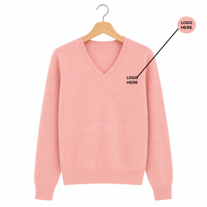 เสื้อสเวตเตอร์อะคริลิคเนื้อแคชเมียร์ Cosh International Sorority Sisterhood สำหรับผู้หญิง แขนยาว ถักทอแบบลำลอง สีพื้น ทรงปกติ - Product Image 1
