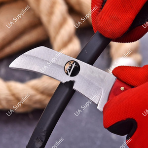 มีดทำมือจากเหล็กกล้าคาร์บอน 58 HRC คมกริบ ระดับอุตสาหกรรม OEM สำหรับมืออาชีพ รุ่น Hawk Bill สำหรับล่าสัตว์ กิจกรรมกลางแจ้ง ตั้งแคมป์ และบุชคราฟท์ - Product Image 5