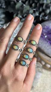 Natural Fire Opal Ring 925 Sterling <b>Silver</b> Ring Fire Opal Ring <b>Silver</b> Ring, Ethiopian Opal Ring Genuine Opal Ring - Product Image 4