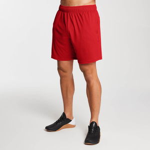 Men Sweat Shorts 360g Polyester Fleece Soft Fabric Relaxed Fit Streetwear Elastic Waist Breathable Windproof <b>Drawstring</b> Closure - Product Image 1