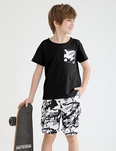 Camisetas Estampadas para Niños, Moda Casual para Niños y Niñas, Camiseta de Algodón, Proveedor de Ropa de Verano para Niños - Product Image 3