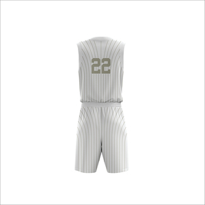 Uniforme de Baloncesto para Hombre de Alto Rendimiento, 100% Poliéster, Talla Grande, Jersey y Pantalones Cortos Sublimados Personalizados, Conjunto Deportivo Transpirable - Product Image 5
