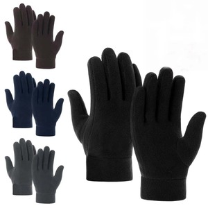 Gants de ski thermiques d'hiver pour la course sur neige en plein air, mitaines de ski en cuir coupe-vent, gants de snowboard de haute qualité avec logo personnalisé - Product Image 1