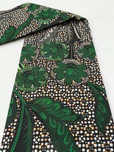 Tela de algodón con estampado de cera africana de Etiopía, taparrabos de cera holandesa personalizados de alta calidad con patrones vibrantes, moda tradicional - Product Image 3