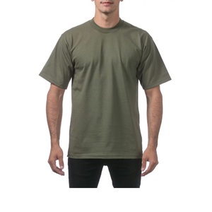T-shirt décontracté pour homme en coton 100 %, design uni, vêtements de sport pour la course à pied, séchage rapide, respirant, entraînement, fitness - Product Image 2