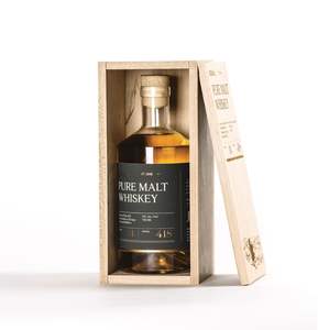 Porte-bouteilles moderne en bois pour comptoir de cuisine, organisateur de bouteilles de vin, support élégant en bois naturel pour la décoration de table à manger - Product Image 4