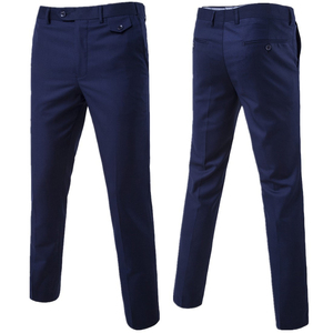 Pantalones deportivos plisados azules para hombre, con tela elástica en cuatro direcciones que absorbe el sudor, ideales para pickleball, pádel, tenis y entrenamiento. - Product Image 4