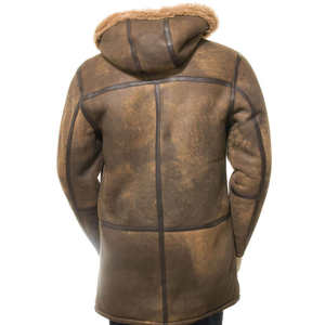 Veste en cuir vintage pour homme, 100% originale, qualité supérieure, sur mesure, imperméable, coupe-vent, style streetwear pour l'hiver - Product Image 6