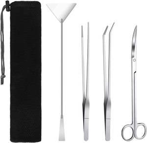 Premium Aquarium Tools <b>Kit</b> Aquascaping Scissors Tweezers and Spatula Set - Product Image 5