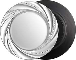 Plato Base de Lujo con Hoja de Oro para Decoración de Recepciones - Product Image 3