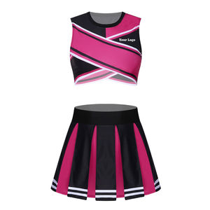 ชุดยูนิฟอร์มเชียร์ลีดเดอร์แฟชั่นใหม่ปรับแต่งได้ - แพ็คเกจราคาประหยัด รับทำโลโก้ วัสดุโพลีเอสเตอร์/คอตตอน สำหรับผู้ใหญ่และเด็ก - Product Image 1