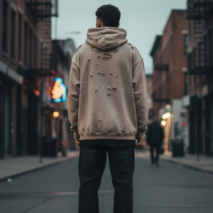 Sweats à capuche décontractés premium pour hommes, style streetwear, avec intérieur doux au toucher - Product Image 4