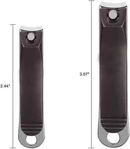 Juego de Cortaúñas de Acero Inoxidable al por Mayor, Cortaúñas Grandes para Dedos de los Pies y de las Manos, Duraderos, Afilados, de Metal Mate - Product Image 6