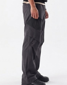 Men Windbreaker Cargo Pants Casual 100% Polyester <b>Light</b> Weight Full <b>Light</b> Drawstring Waist Straight Leg Cargo <b>Trouser</b> Men's - Product Image 4