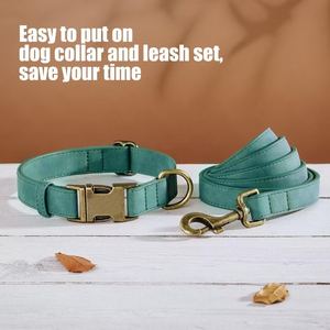 Vintage Retro Style <b>Pet</b> Supplies Dogs Leather Collar Made In Pakistan Reinforced Design Adjustable Leather Dog Collars - Product Image 5