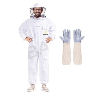 Traje de Apicultor para Hombre y Mujer, a Prueba de Picaduras, de Polialgodón, con Guantes y Capucha Ventilada - Product Image 1