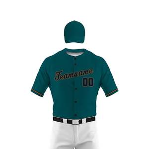 Uniformes de Béisbol Personalizados de Venta Caliente con Diseño Transpirable, Uniformes de Béisbol con Logotipo Impreso a Bajo Precio - Product Image 3